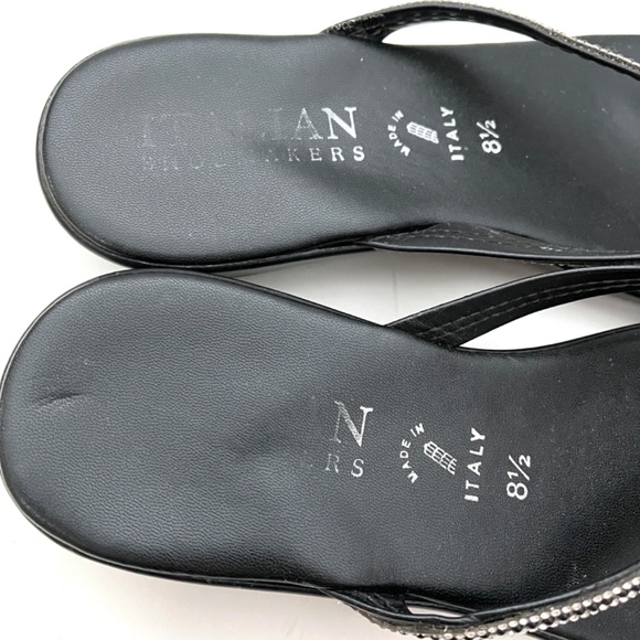 Italian Shoemakers Minley Embellished Flip-Flop Sandals - Picture 7 of 8